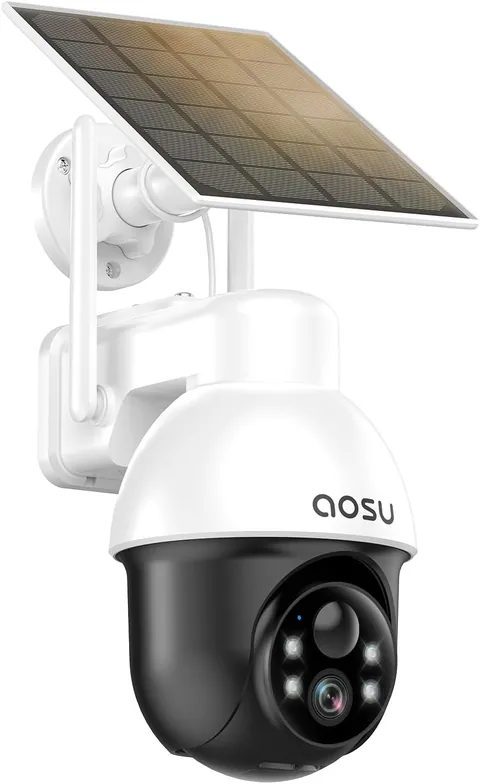 aosu SolarCam D1 Lite Wireless Outdoor Security Camera, 360 Coverage