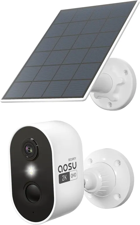 Aosu 2K Solar-Powered Wireless Security Camera