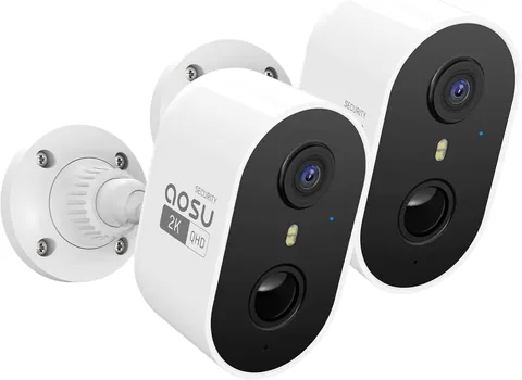 AOSU 2K Wireless Outdoor Security Camera 2-Pack