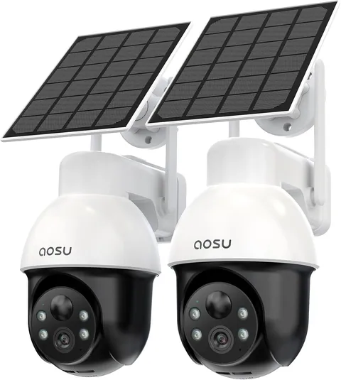 aosu 3K 5MP Wireless Solar PTZ Security Camera
