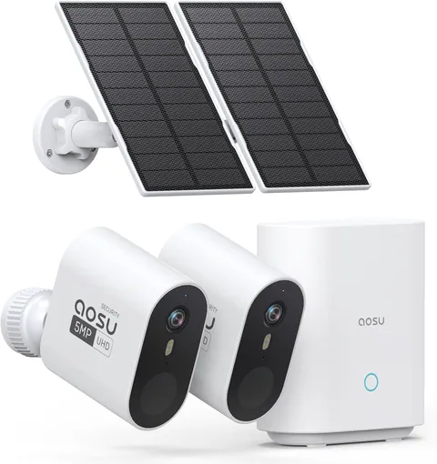 aosu SolarCam Max System 3K/5MP Wireless Security Camera Kit