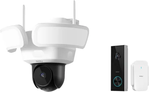 aosu Floodlightcam Pro Wired + 2K Doorbell Camera
