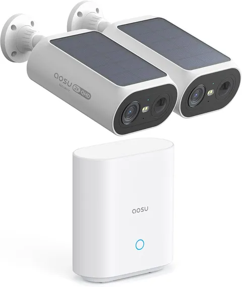 aosu 2K QHD Solar Security Camera System
