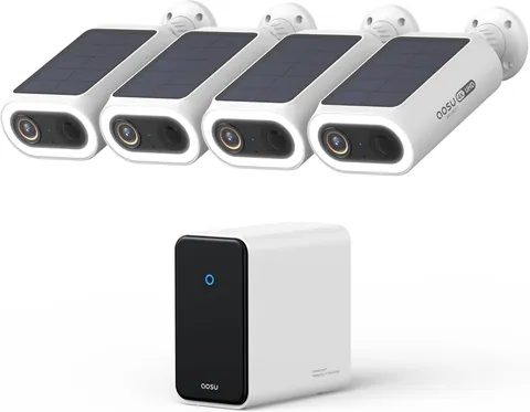 AOSU 4K Solar Security Camera System