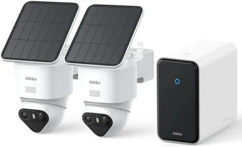 aosu T2 Ultra 4K Solar Security Camera 2-Cam Kit
