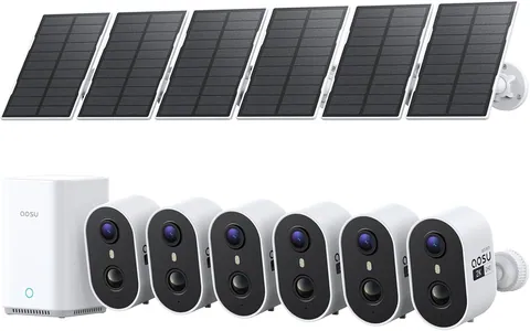 aosu 2K Solar Security Camera Wireless 6-Cam Kit