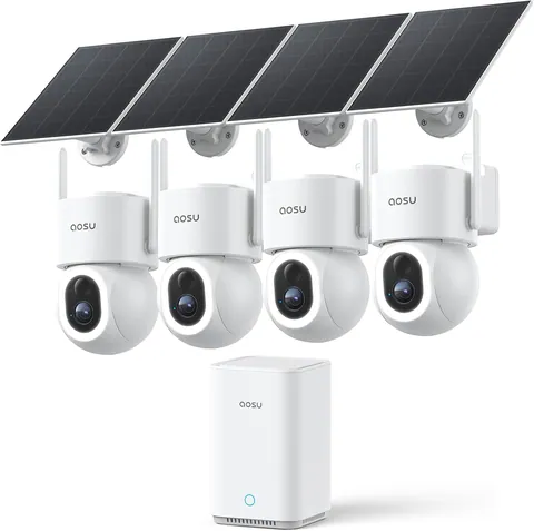 aosu D1 Max 4K Solar Security Camera System